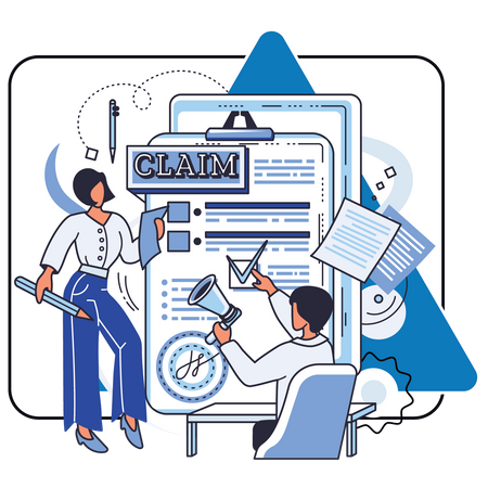 Claim Document  Illustration