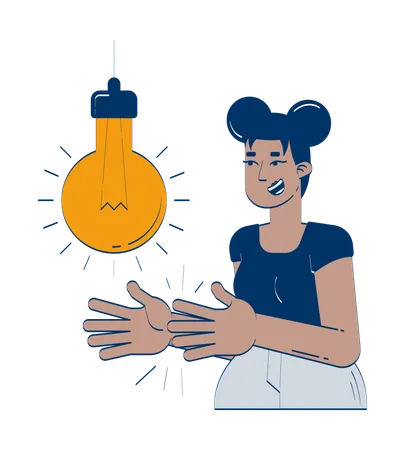 Clap to activate smart light bulb  Illustration