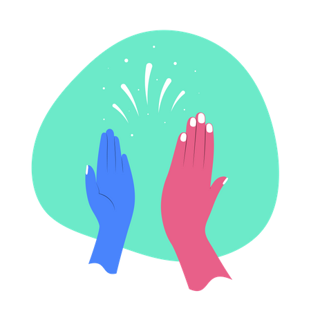 Clapping Hands  Illustration