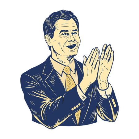 Clapping  Illustration