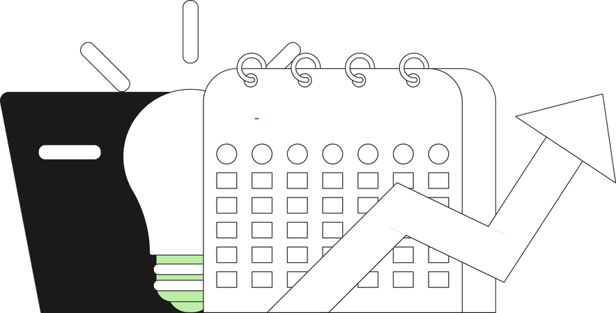 Clase de matematicas digitales  Ilustración