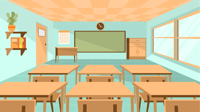 Class Room  Illustration