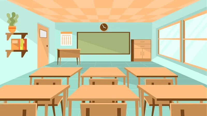 Class Room  Illustration