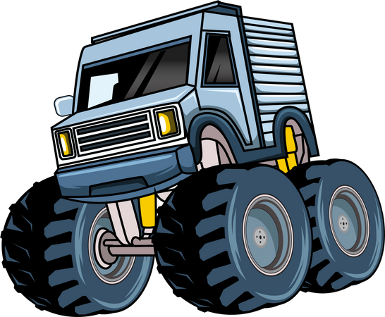 Classic big truck  Illustration