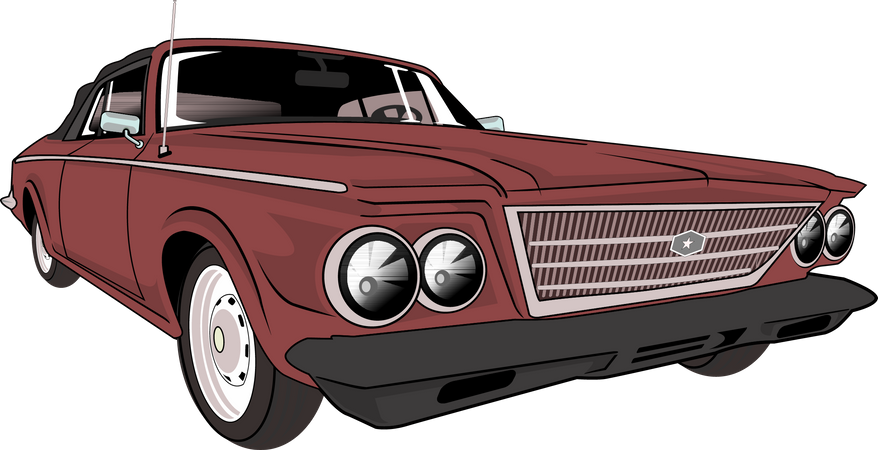Classic Car Illustration
