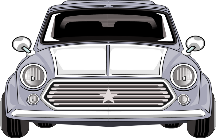 Classic Car  Illustration