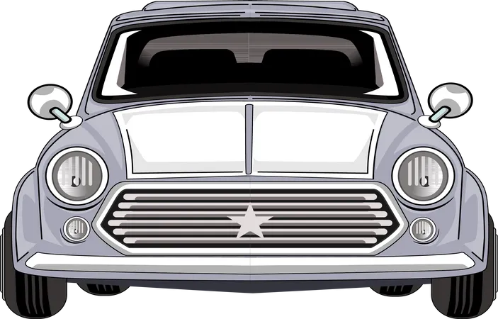 Classic Car  Illustration