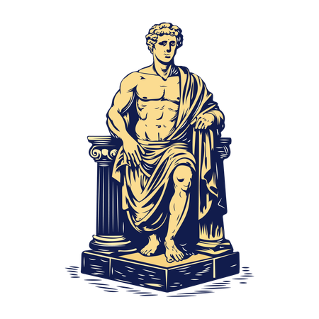 Classical statue  Illustration