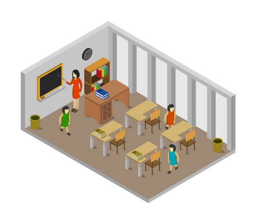 Classroom  Illustration