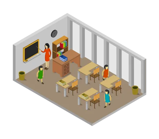 Classroom  Illustration