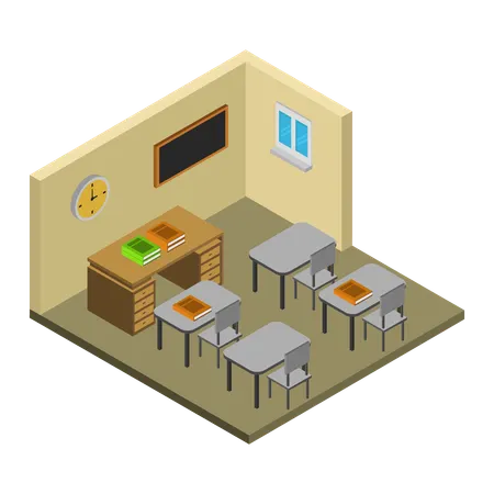 Classroom setup  Illustration