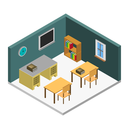 Classroom space  Illustration