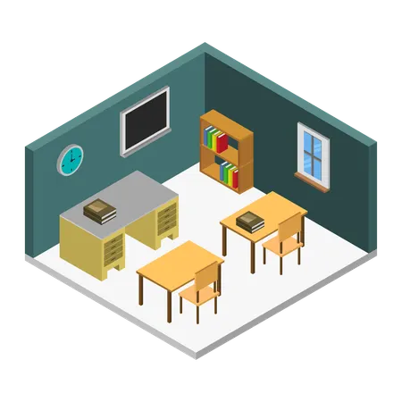 Classroom space  Illustration