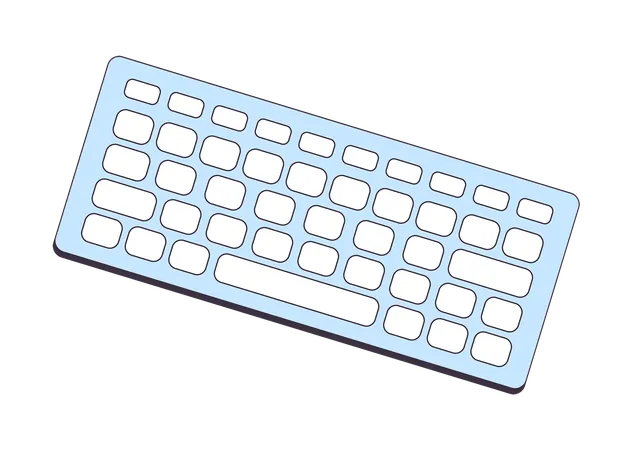 Clavier d'ordinateur  Illustration