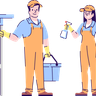 illustrations of cleaner