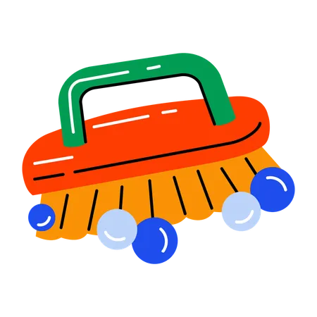 Cleaning Brush  Illustration