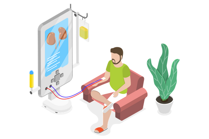 Cleansing and Transfusion of Blood  Illustration