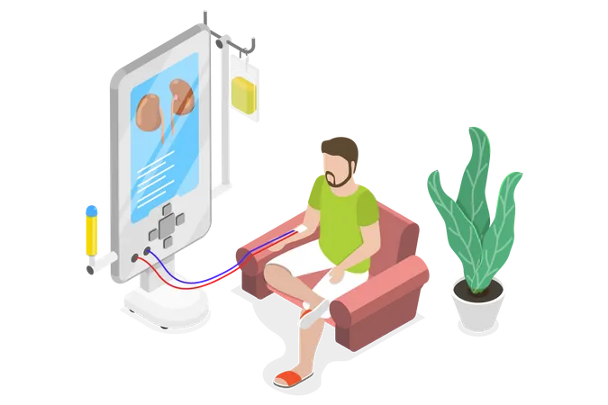 Cleansing and Transfusion of Blood  Illustration