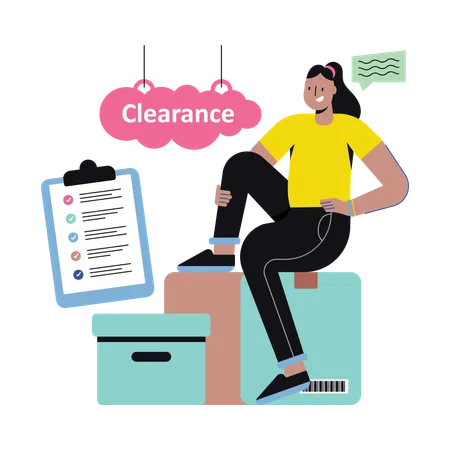 Clearance sale  Illustration