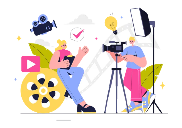 Click photos of actor  Illustration