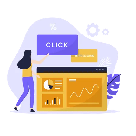 Click through rate  Illustration