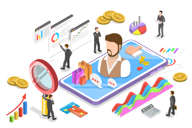 Client profile analysis  Illustration