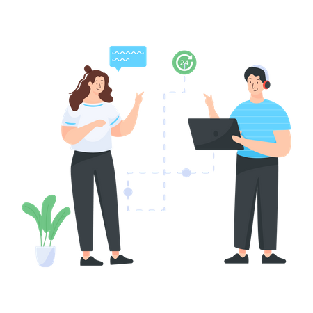 Client services  Illustration