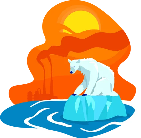 Climate change  Illustration