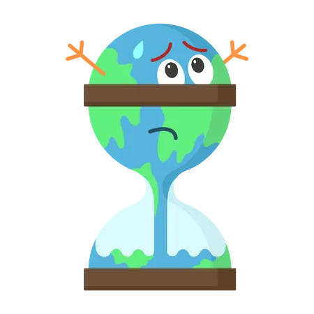 Climate Change Earth Vector Illustration Illustration