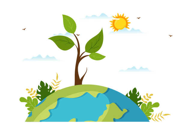 Climate Change  Illustration