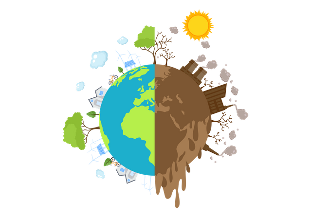 Climate problem  Illustration
