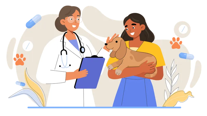 Clínica Pet Care  Ilustração