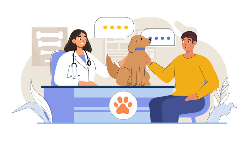 Clínica Pet Care  Ilustração