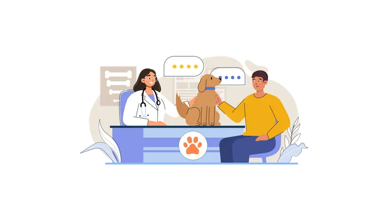 Clínica Pet Care  Ilustração