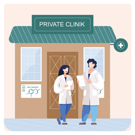 Clinique privée  Illustration