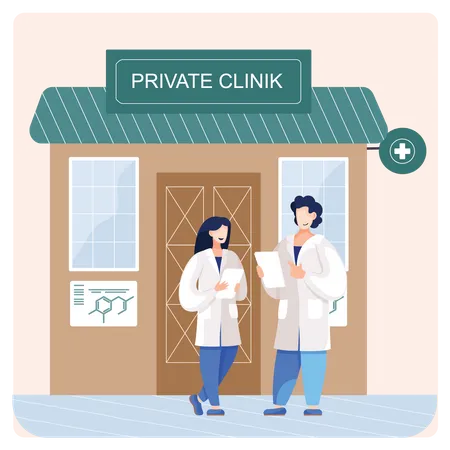 Clinique privée  Illustration