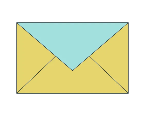Closed envelope  Illustration