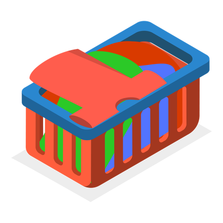 Clothes backet  Illustration