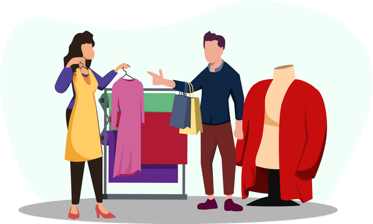 Clothes designer  Illustration