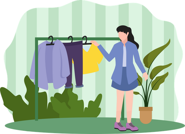 Clothes designer  Illustration