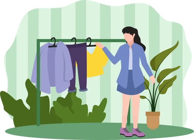 Clothes designer  Illustration