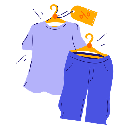 Clothes discount  Illustration