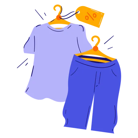 Clothes discount  Illustration