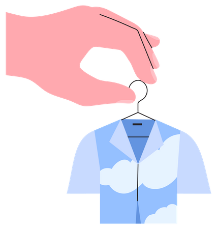 Clothes Donation  Illustration