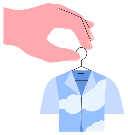 Clothes Donation  Illustration