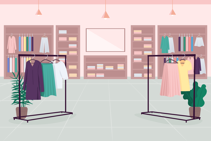 Clothes emporium  Illustration