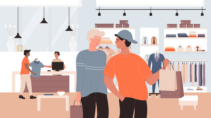 Clothes Store  Illustration