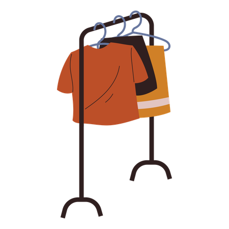 Clothing Stand  Illustration