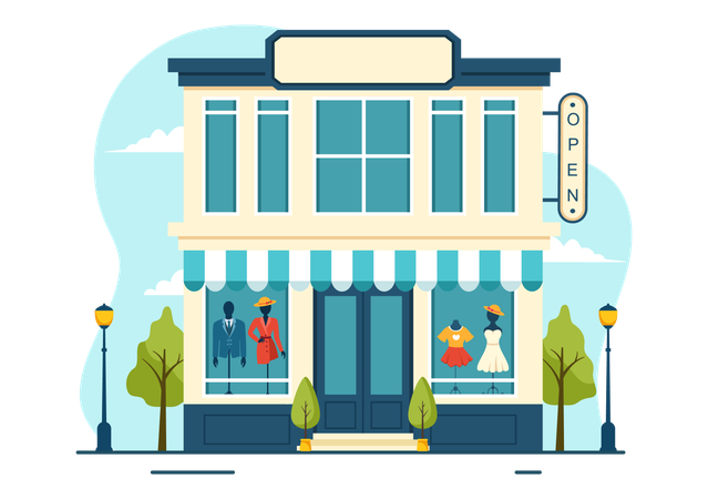 Clothing Store  イラスト
