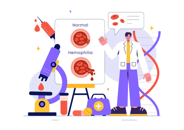 Clotting Disorders  Illustration